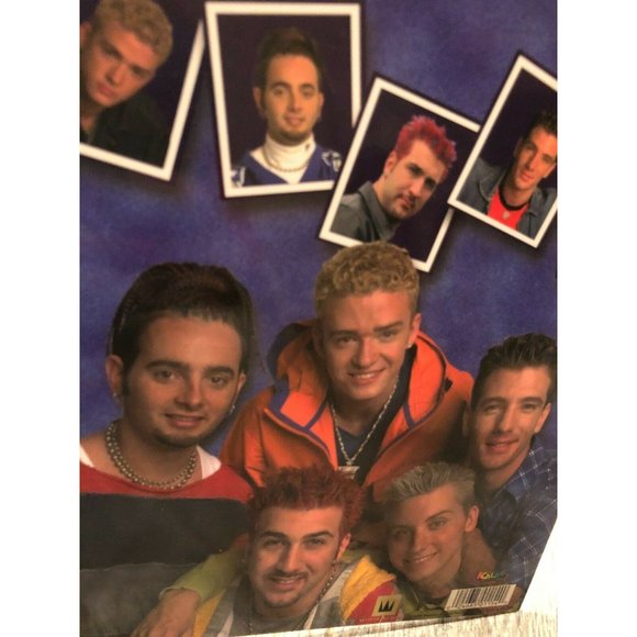 NSync Pocket Folder 1999 Boy Band 90s Justin Timberlake N Sync VTG New‎ Y2K 90s - Picture 7 of 7